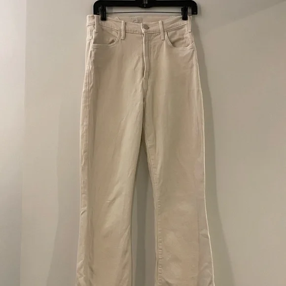 MOTHER Women's Light Tan The Hustler Ankle Fray, Size 27 - Picture 14 of 15